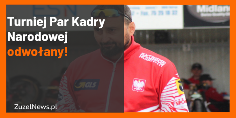 Turniej Par Kadry Narodowej odwołany!