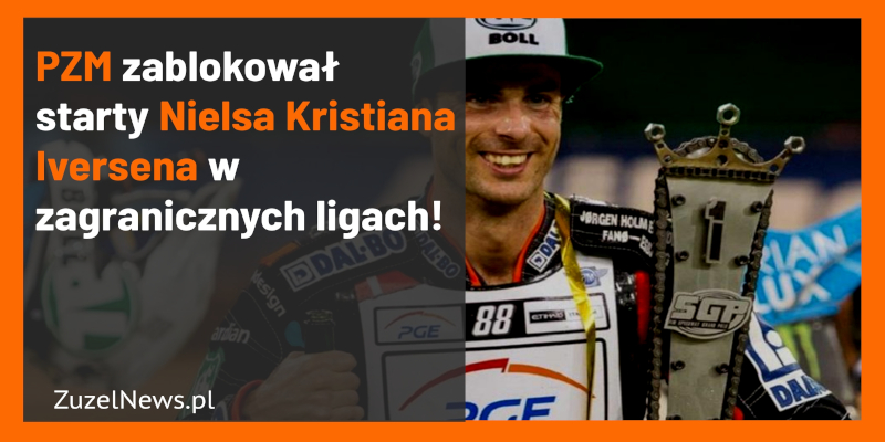 Niels Kristian Iversen dostał zakaz startów w lidze brytyjskiej