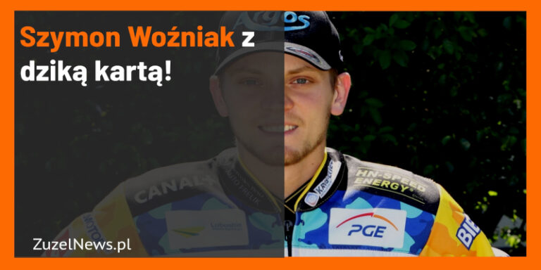 Szymon Woźniak z dziką kartą