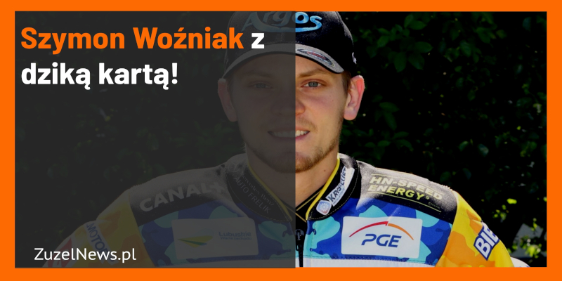 Szymon Woźniak z dziką kartą