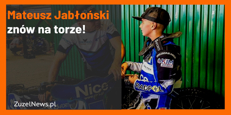 Mateusz Jabloński znów na torze
