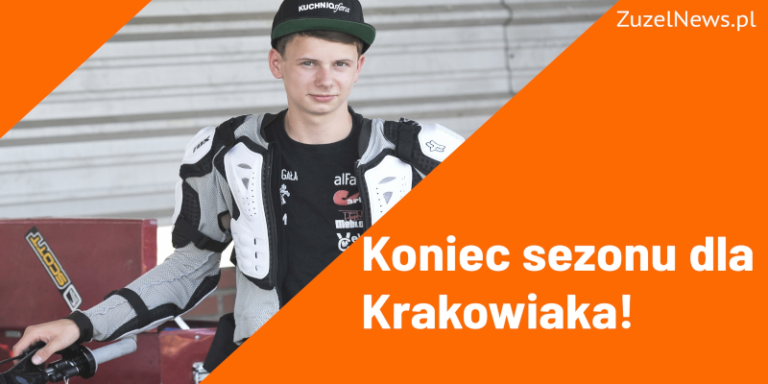 Koniec sezonu dla Norberta Krakowiaka