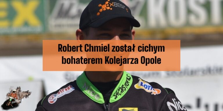 Robert Chmiel został cichym bohaterem Kolejarza Opole