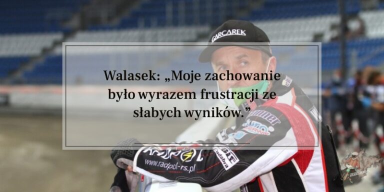 Grzegorz Walasek przeprosiny