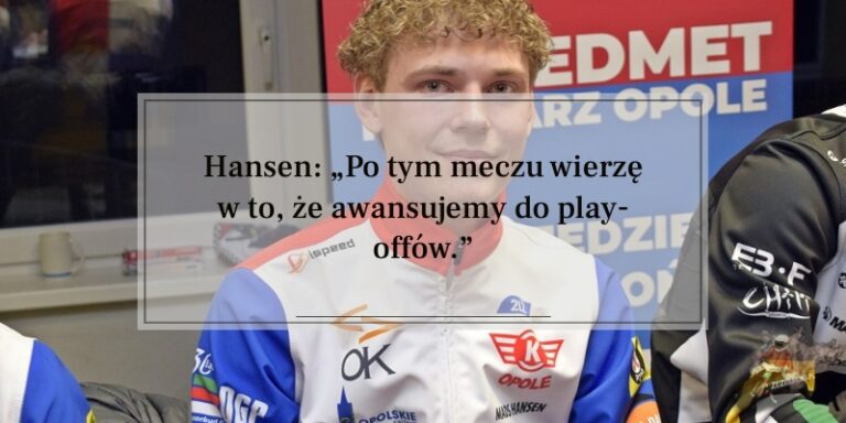 Mads Hansen o play offach Wybrzeża Gdańsk