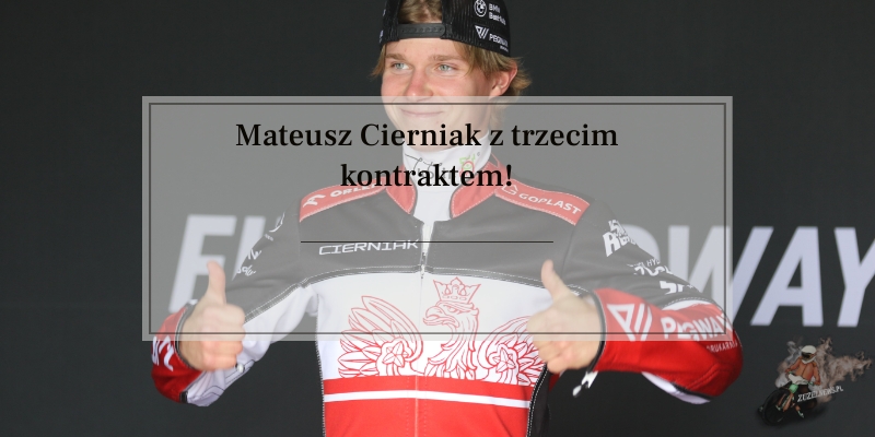 Mateusz Cierniak z trzecim kontraktem